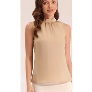 Elementz Gold/Yellow sleeveless blouse New with tags size XL